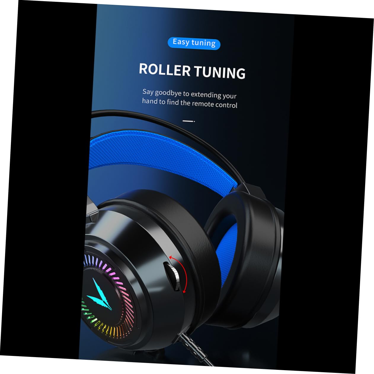 jojofuny Cuffie Gaming Con Microfono Omnidirezionale Compatibili Console Earmuffs Traspiranti e Design Leggero Per Giocatori e Uso Quotidiano