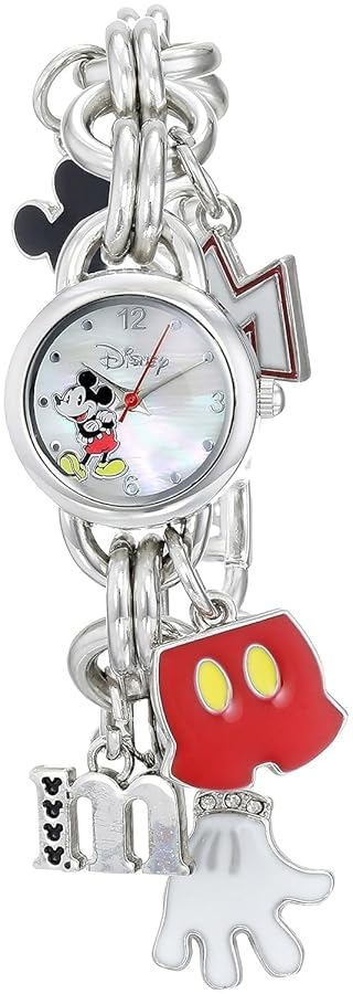 Amazon.com: Disney Mickey Mouse Kids Charm Bracelet Watch