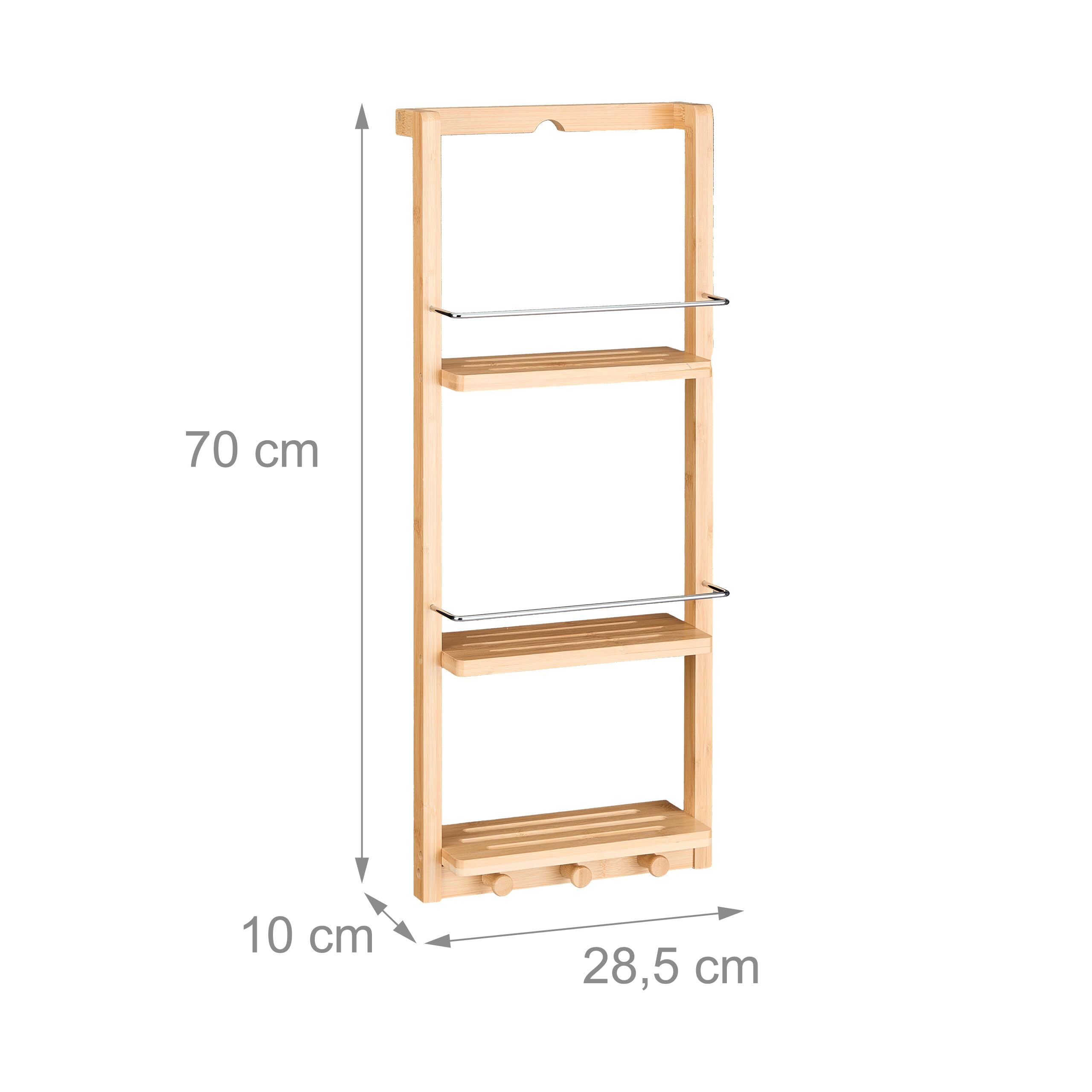 Jongeneel Verpakkingen. Serveertray 2 laags met bamboe plankjes 31,5x12x28 cm