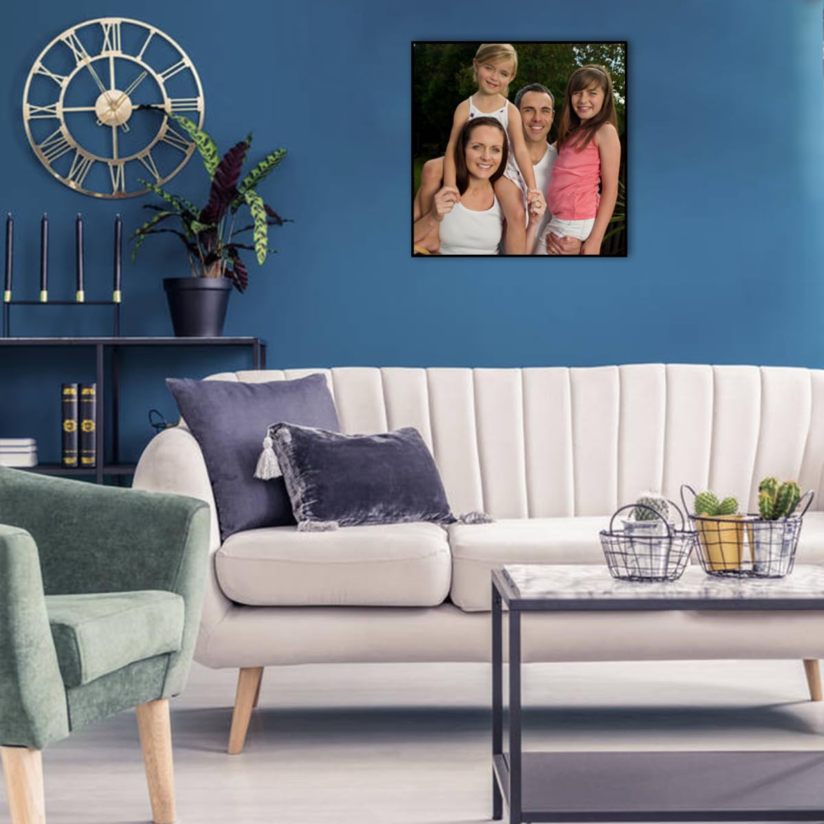 RMSGOZO Blue Butterfly Sea Diamond Painting Kits for Adults