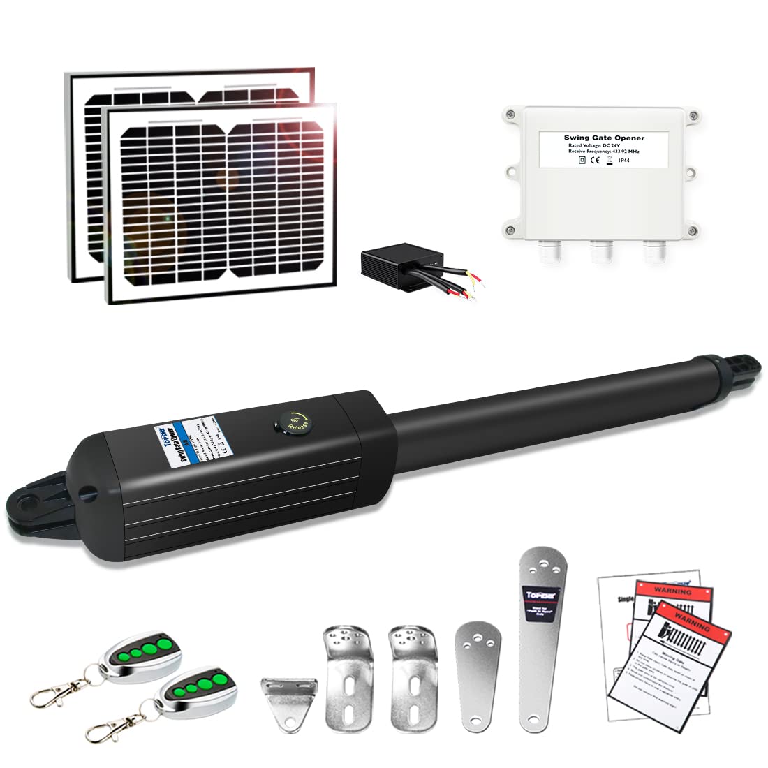 Buy TOPENS A8S Automatic Gate Opener Kit Heavy Duty Solar Single Gate