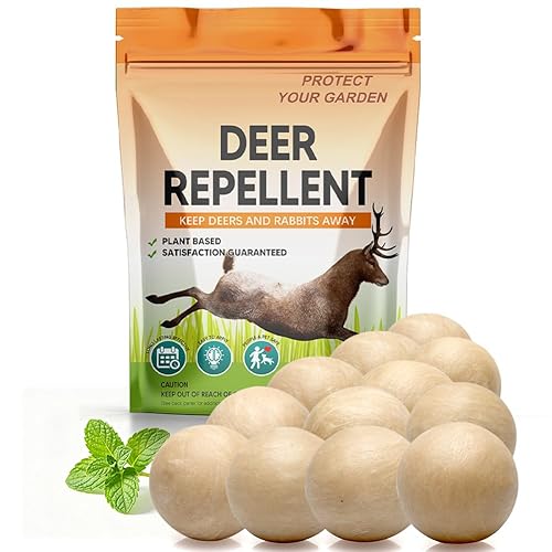 Deer Repellent for Plants, Rabbit Repellent Outdoor, Deer and Rabbit