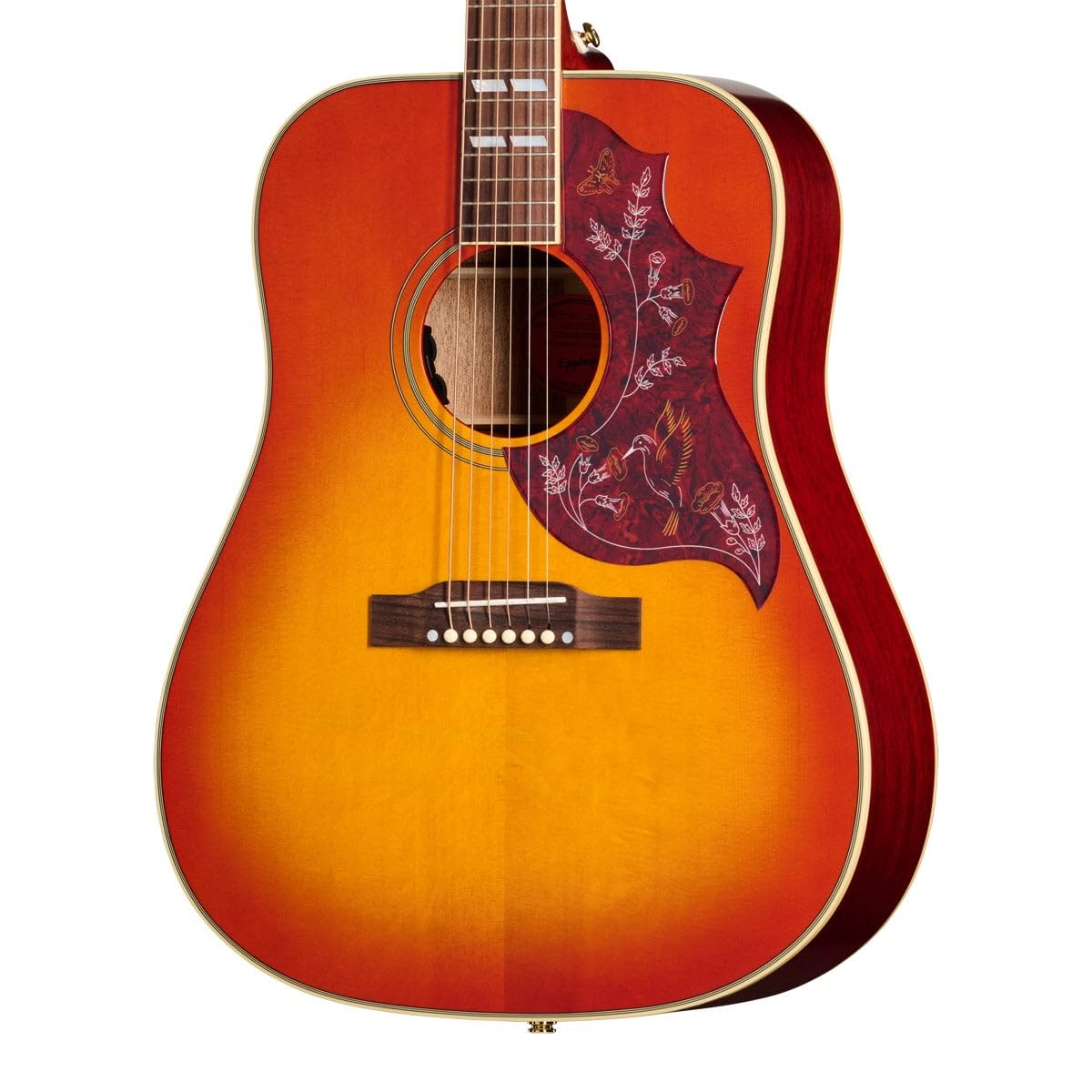 Amazon | Epiphone/Inspired by Gibson Hummingbird Standard Cherry