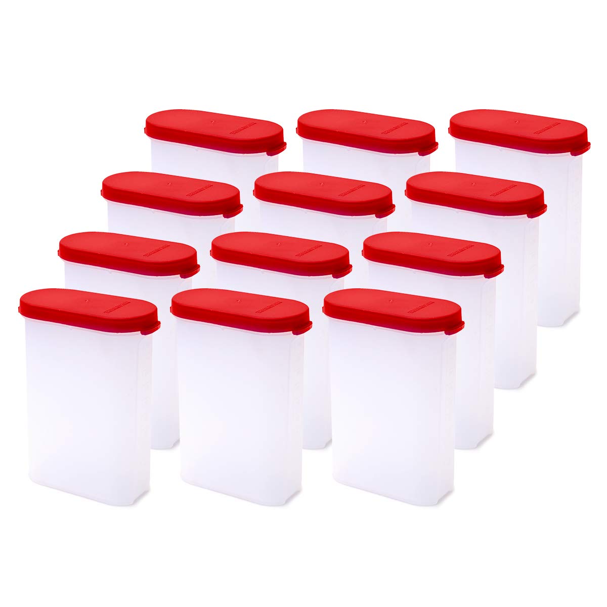 Buy Mahaware Modular Mini Oval Plastic Kitchen Container Set, 275ml