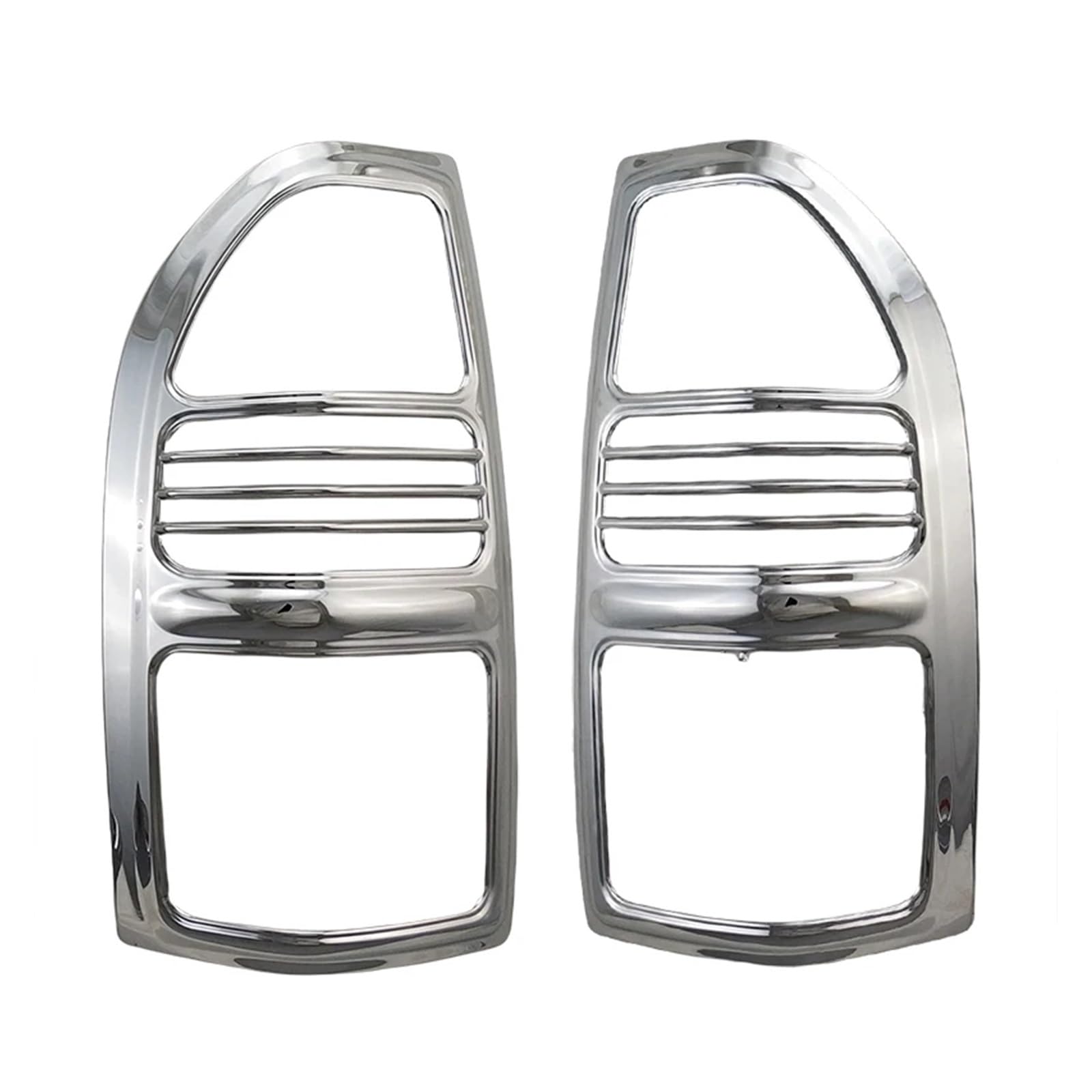 ABS Chrome Plated Silver Tail Lamp Cover Compatible With Toyota Land Cruiser Prado FJ90 1997-2002 Car Accessories Exterior Decorate