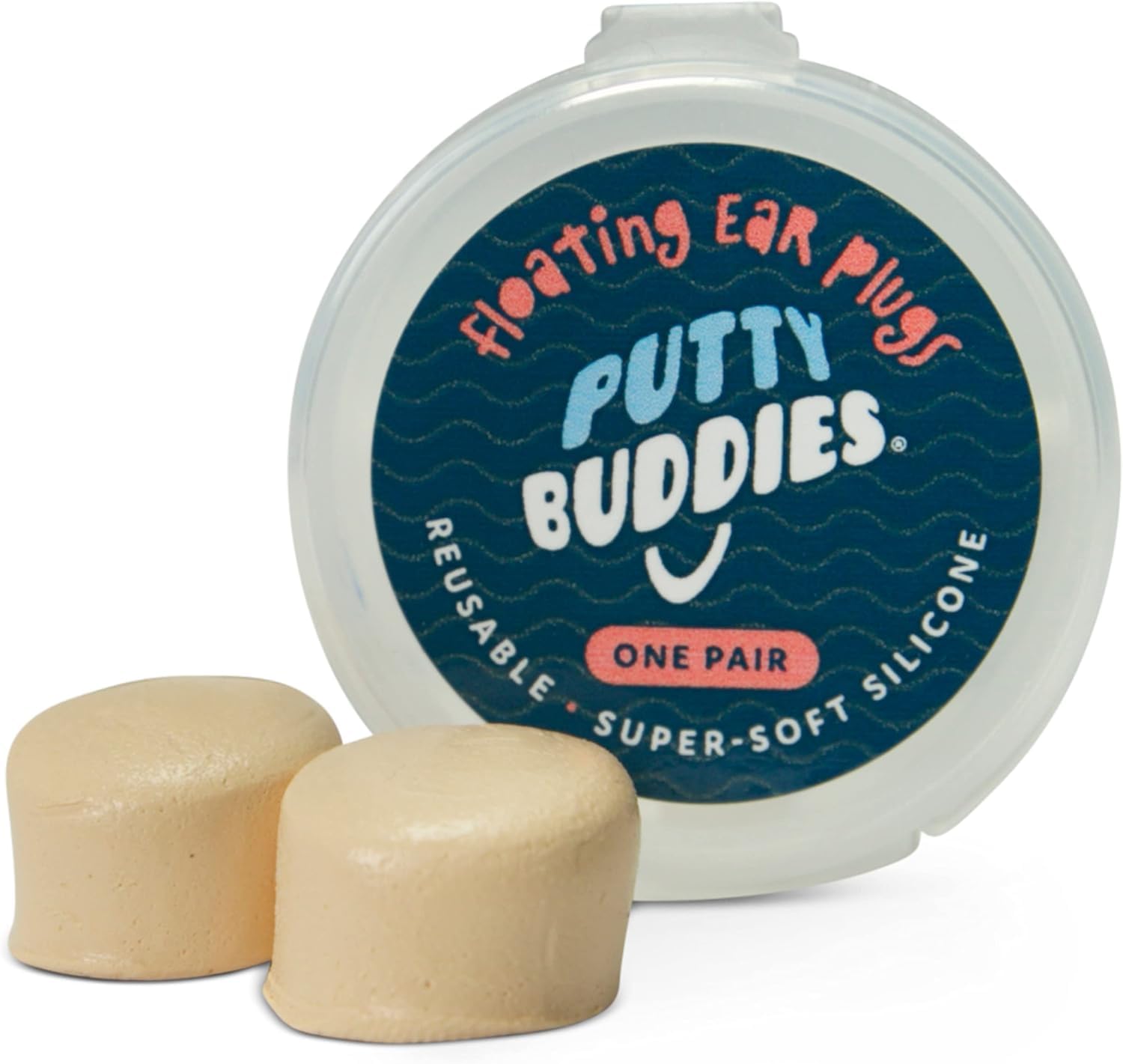 Putty Buddies Les bouchons flotter pour nager et se baigner (inventé par un médecin) garder l' eau à l'extérieur (10 paires) Bronzer
