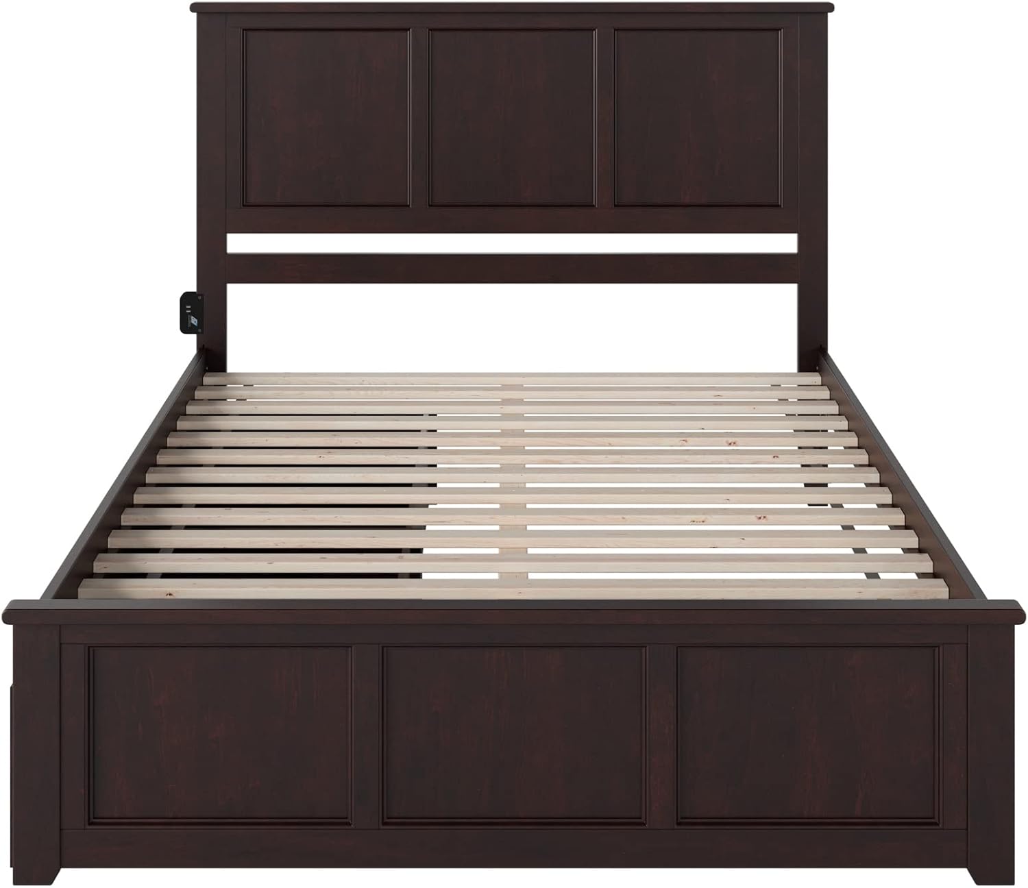 Atlantic Furniture AR8646111 Madison Platform Bed with Matching Foot Board and 2 Urban Bed Drawers, Queen, Espresso Atlantic Furniture AR8646111 Madison Platform Bed with Matching Foot Board and 2 Urban Bed Drawers, Queen, Espresso