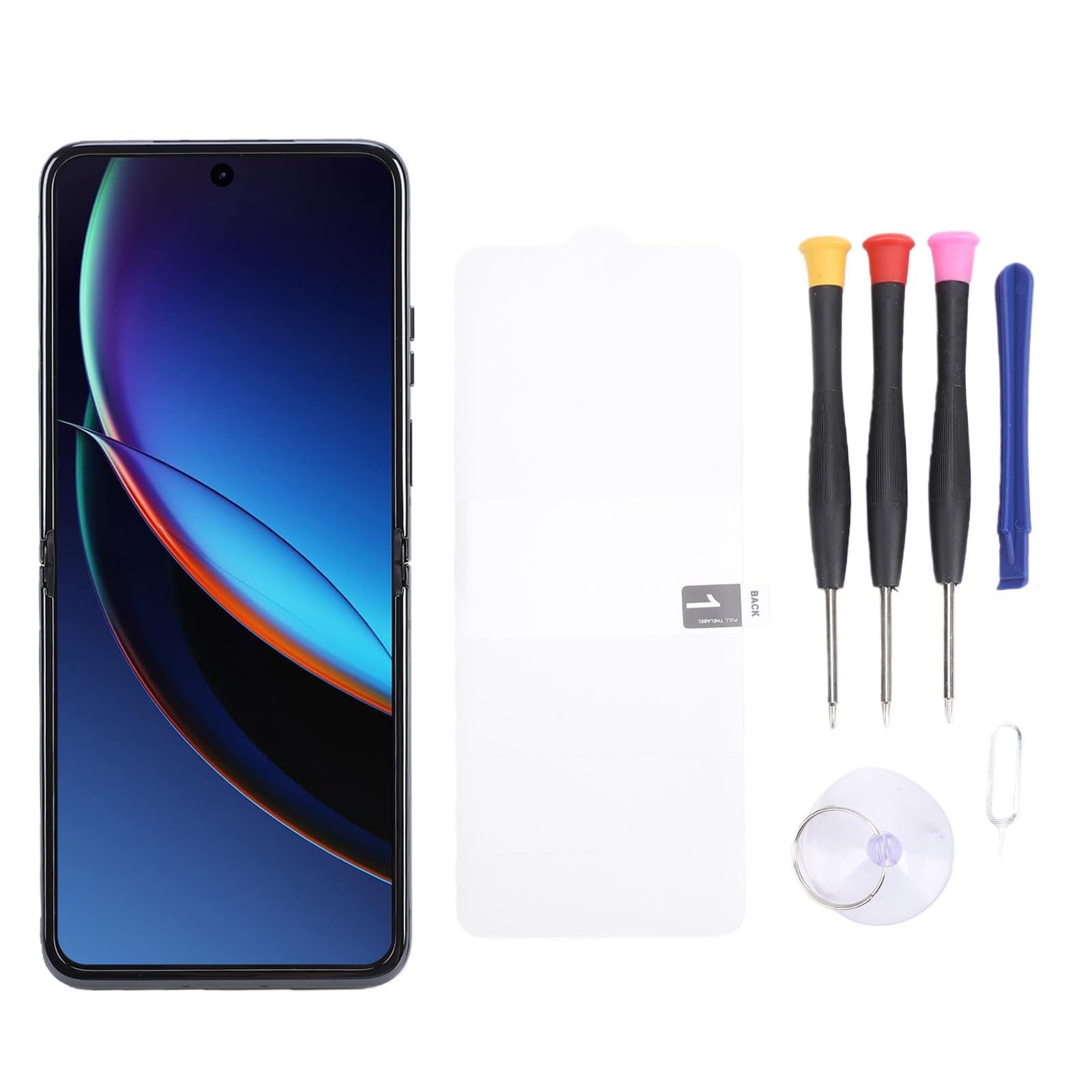 Jiawu Display LCD di Alta qualità Gruppo Digitalizzatore Touch 3D per Razr+ 2023 Sostituzione Schermo da 6,9 Pollici con Kit di Riparazione Completo