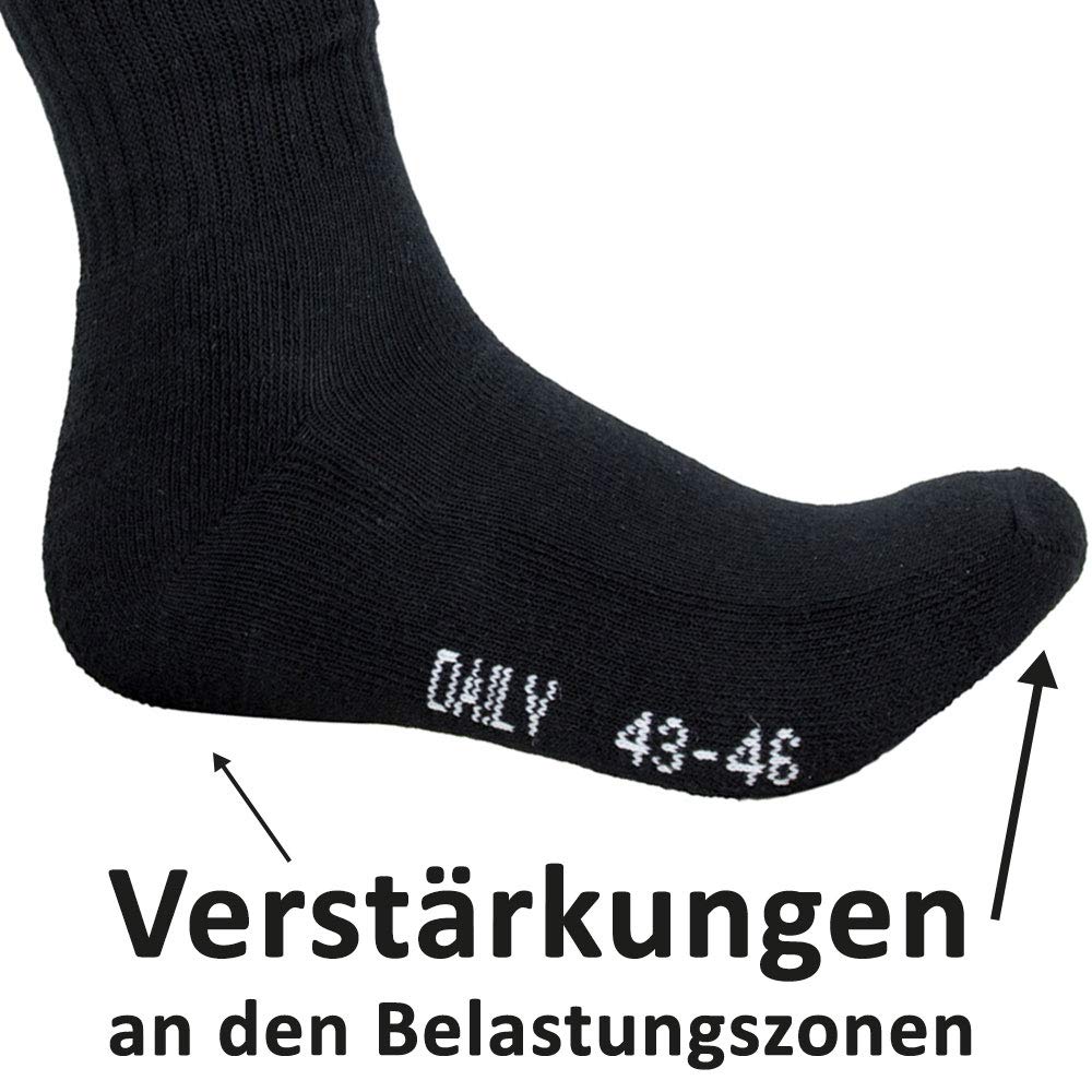 Herren Short Crew Socken 7er 14er oder 21er Pack Schwarz Everyday Sport Performance Kurz Tennissocken mit Frotteesohle Baumwolle 39-42 47-49 Farbe:Schwarz