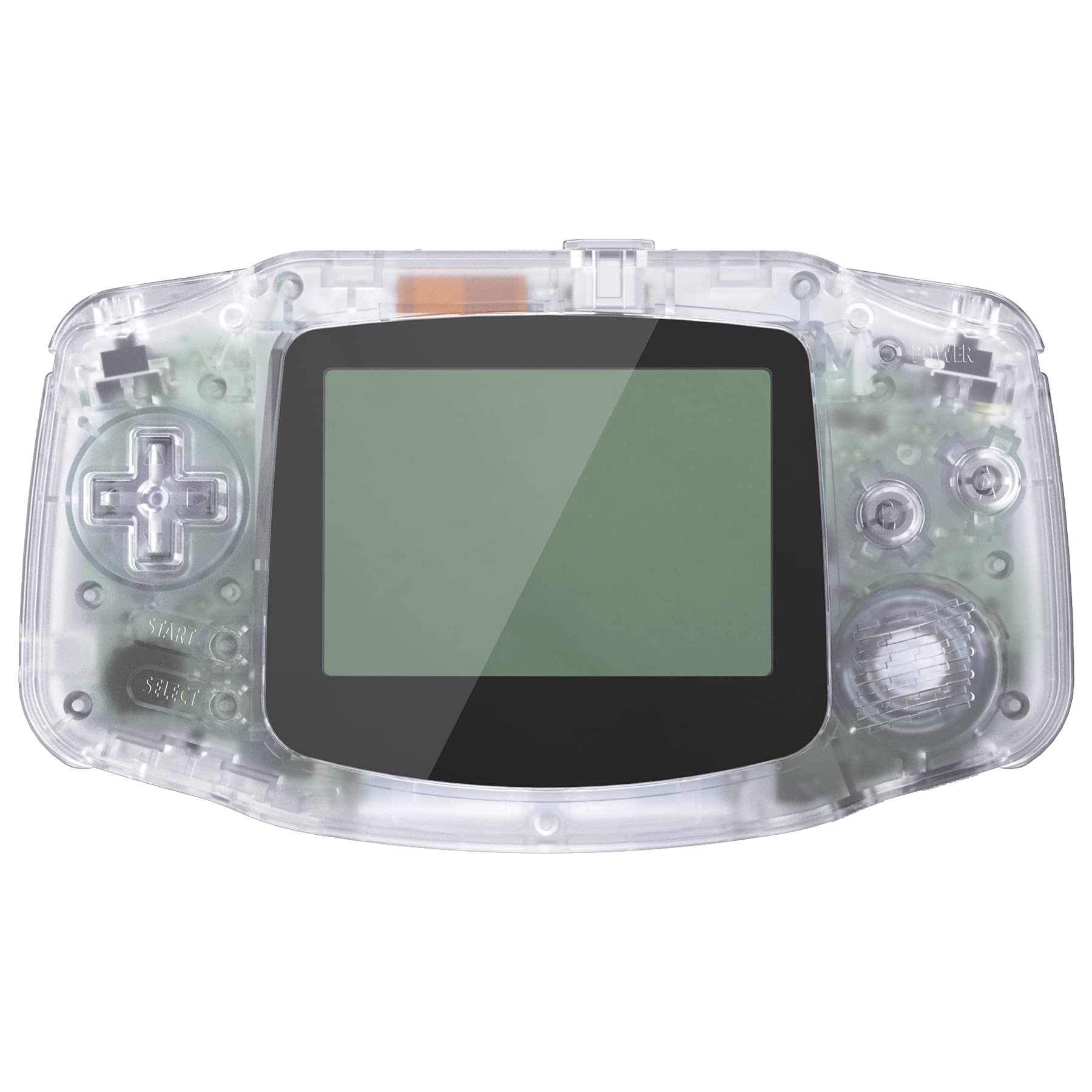 eXtremeRate Cover Scocca Tasti Custodia Pulsanti Shell Ricambio per Gameboy Advance GBA Console-Compatibile con IPS & Standard LCD-NON Include Console&IPS Schermo(Trasparente)