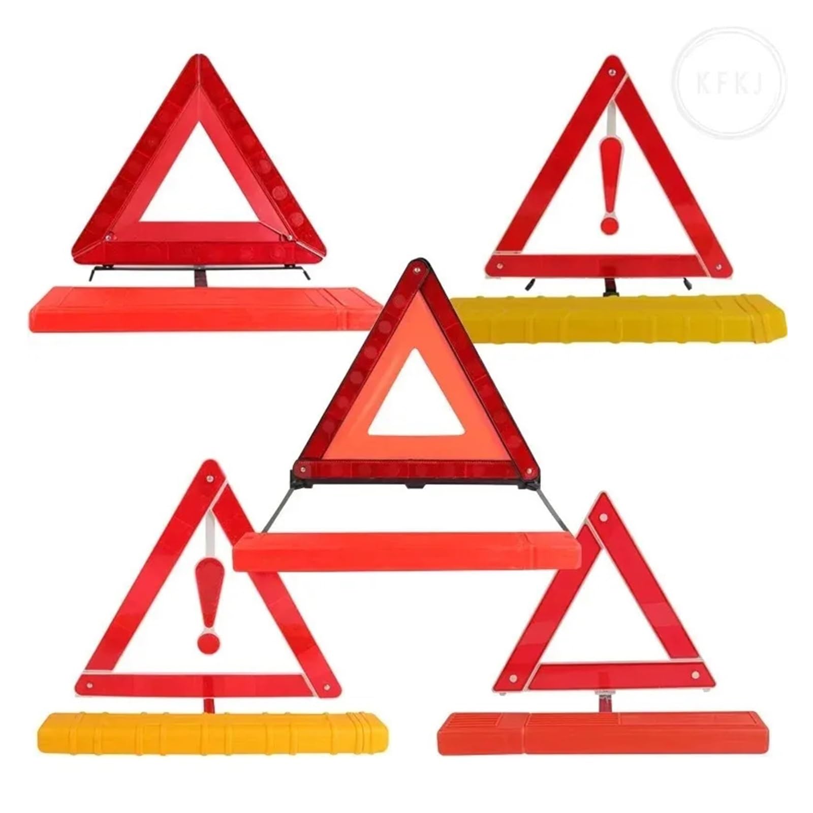 Triangolo di Emergenza for Auto SUV Van Bus Guasto Riflettente Pieghevole Segnale di Stop Stradale Triangolo di Emergenza
