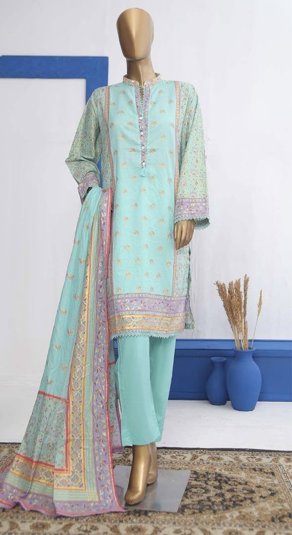 [L-07]パキスタン民族衣装　高品質　刺繍　コーティ+クルタセット　4ピース Amazon.co.jp: パキスタンの女性用刺繍ジョーゼットステッチ