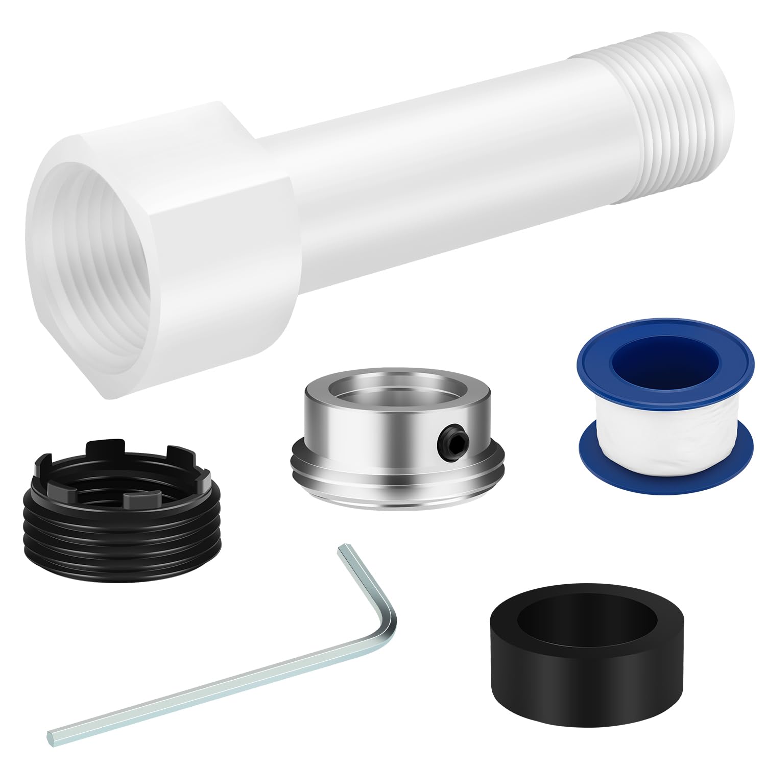 Four in One Tub Spout Adapter, Threaded Bathtub Faucet Adapter Slip Fit for Four in One Tub Spout Adapter, Threaded Bathtub Faucet Adapter Slip Fit for