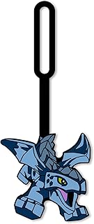 Lego Ninjago Silicone Luggage Tag for Travel, Suitcase, Backpack, Summer Beach Bag - Riyu (53344) Non-Toxic & Odorless with writable Surface on Back for ID Identification. Measures Approx. 6.5