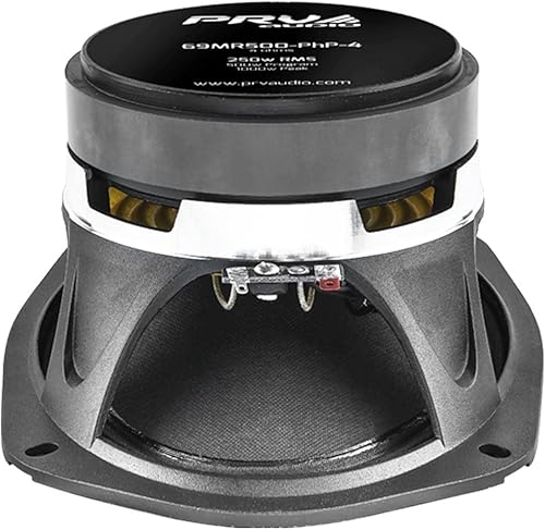 Miniatura 3 de PRV AUDIO Altavoz de rango medio de 6 x 9 pulgadas 69MR500-PhP-4 500 vatios de potencia de programa, 4 ohmios, bobina de voz de 1.5 pulgadas,