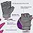 Seibertron S.O.L.A.G 1/2 Finger/Fingerless/Half Finger Multi-Function Sports Gloves Grey XXS
