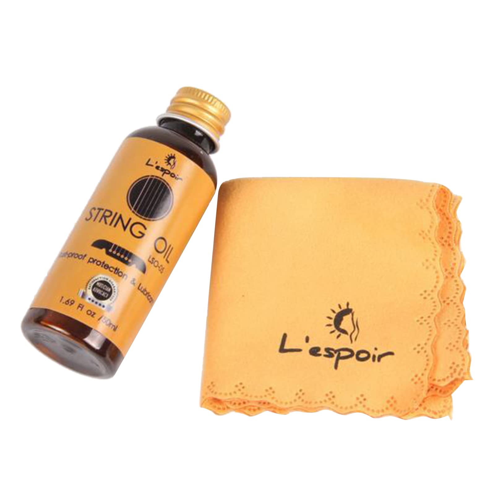 Huile De Cordes De Guitare 50ml - Entretien Antirouille Citron Pour Touche Et Cordes D'Instruments