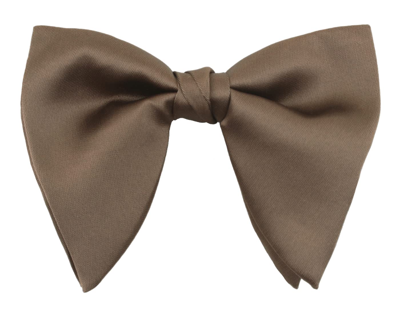 Mens Oversized Satin Silk Bow Tie Solid Color Formal Tuxedo Big Bowtie