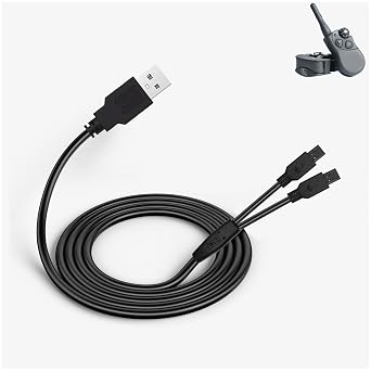 Mrgru Replacement Charger Cable Compatible with SportDOG SD-425 SD-425S SD-425CAMO SD-825 Remote Trainer Power Cord Adapter