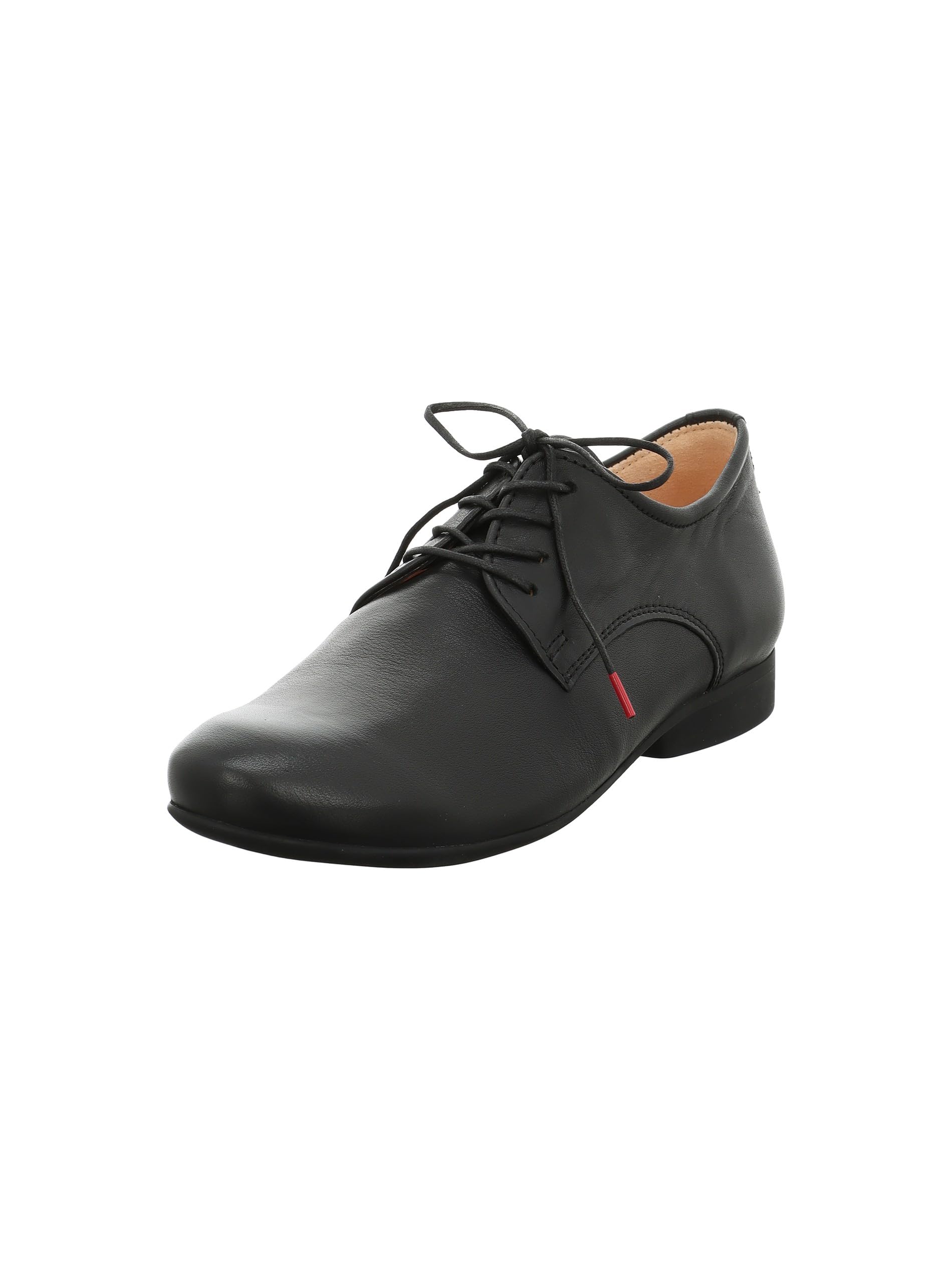 Think Damen Halbschuhe GUAD-2 – Schwarz, chromfrei gegerbt, nachhaltig
