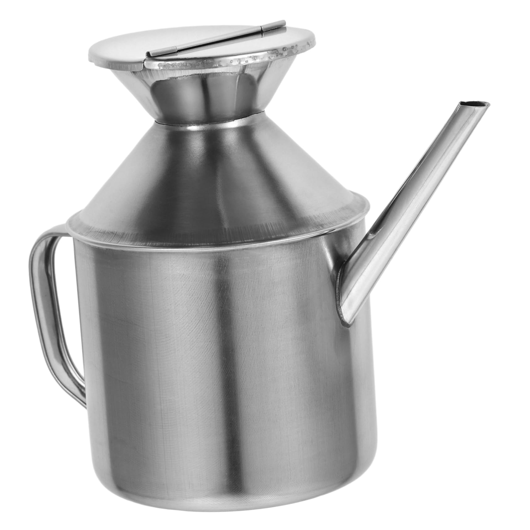 Amosfun 4 Pz barattolo d'olio pentola per friggere con padella scrematrice kep dosatore olio friggitrice bottiglie di aceto flacone dosatore di olio d'oliva Acciaio inossidabile