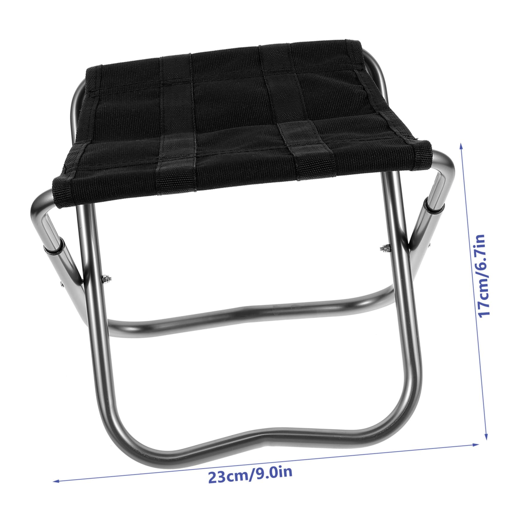 FOYTOKI Portable Folding Stool for Adults Lightweight Collapsible Camping Chair Space Saving Design for Fishing Travel Picnics and Outdoor Events Easy to Carry