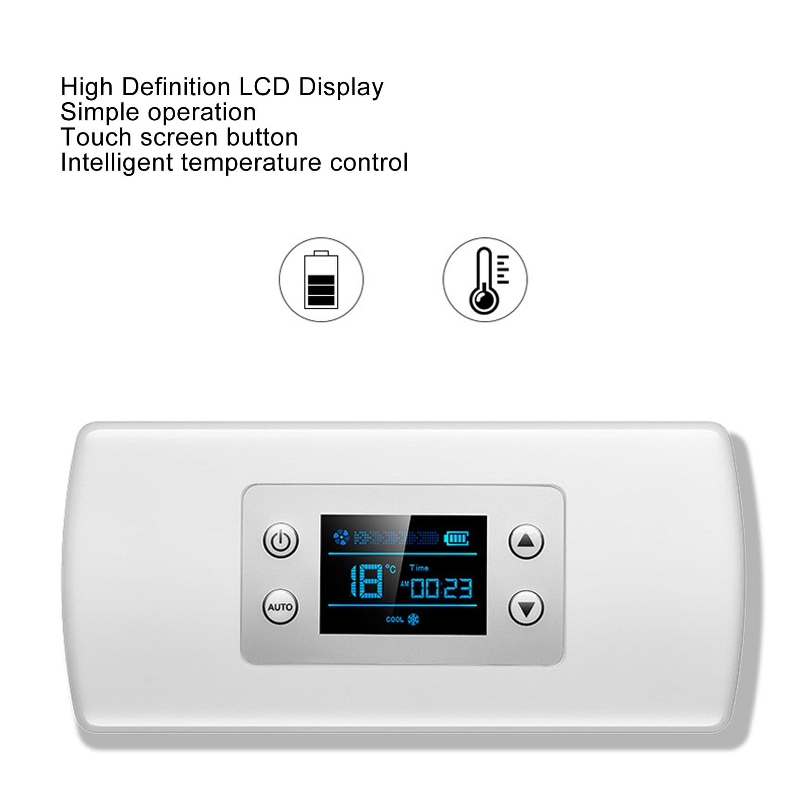 Generic Lodówka Turystyczna na insulinę, ładowalna Lodówka Podróżna z Wyświetlaczem LCD do Przechowywania Zapasów dla Diabetyków, Stała Temperatura do Przechowywania Insuliny