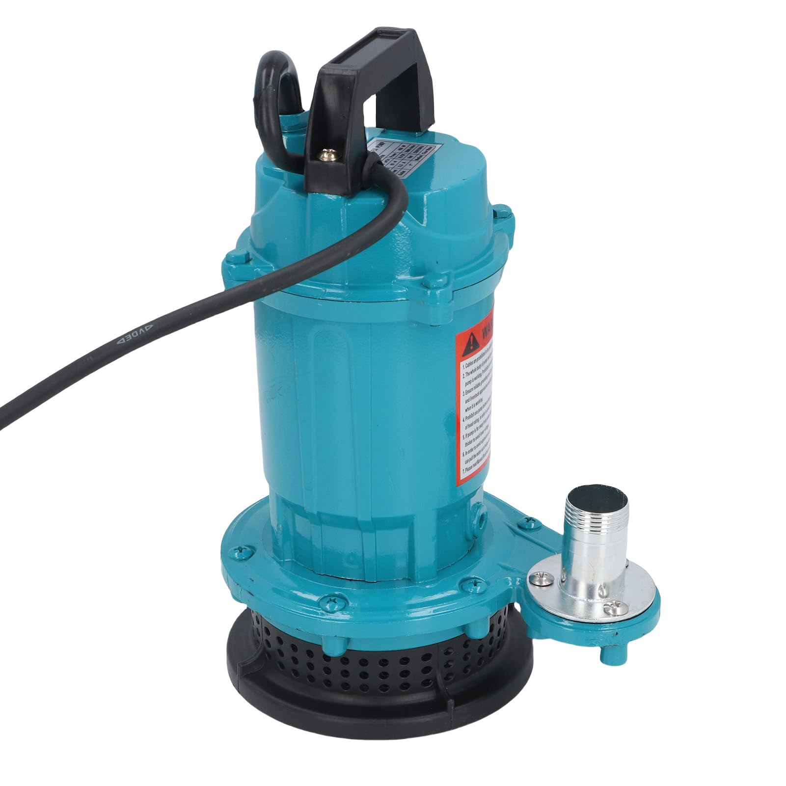 Cuifati Bomba de Agua Eléctrica, Bomba Sumergible de Cable de 7 M Portátil para Piscina de Polvo de Jardín (EU enchufe 220V)