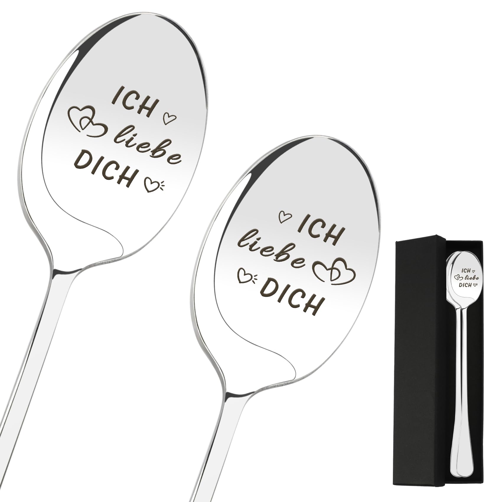 Valentinstag Geschenke für Freundin Ich Liebe Dich Löffel Geschenk für Paare Freund Paar Geschenk Löffel Liebesgeschenke für Frauen Verliebte Partnerin Ehefrau Hochzeitsgeschenke