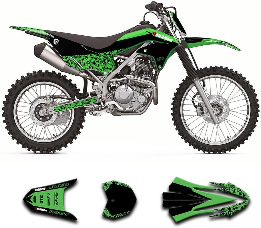 HUMAART バイクデカール適合KLX230RS 2021-2023、フルキットPVC