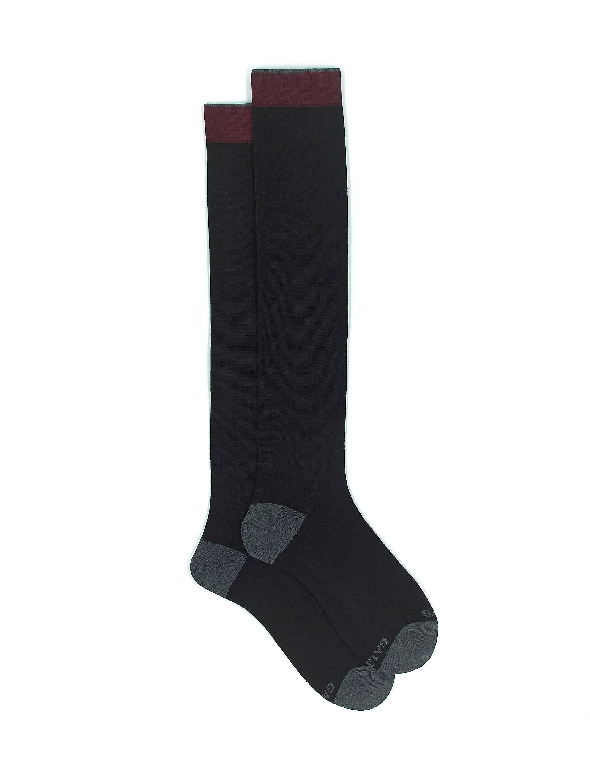 Chaussettes Homme Gallo AP103349 - Rayures Bicolores Bleues, Coton Confortable