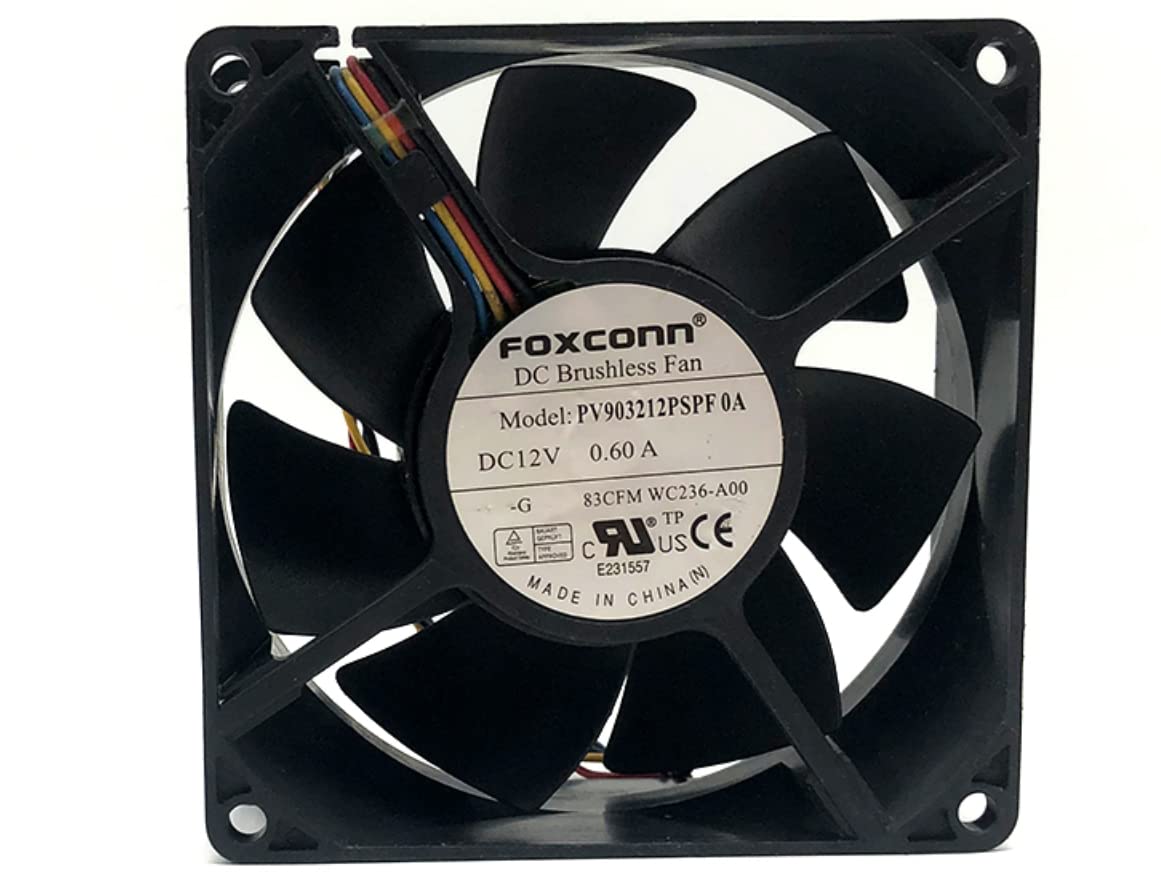 PV903212PSPF 0A FOXCONN 9032 12V 0.6A 9CM 4-Wire Cooling Fan