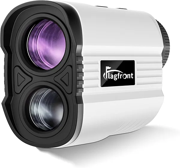 Flagfront Range Finder Golf Rangefinder with Slope,1100 Yards Golf Range Finder Magnetic, 6X Magnification with Flag Pole Lock Vibration for Golf Course