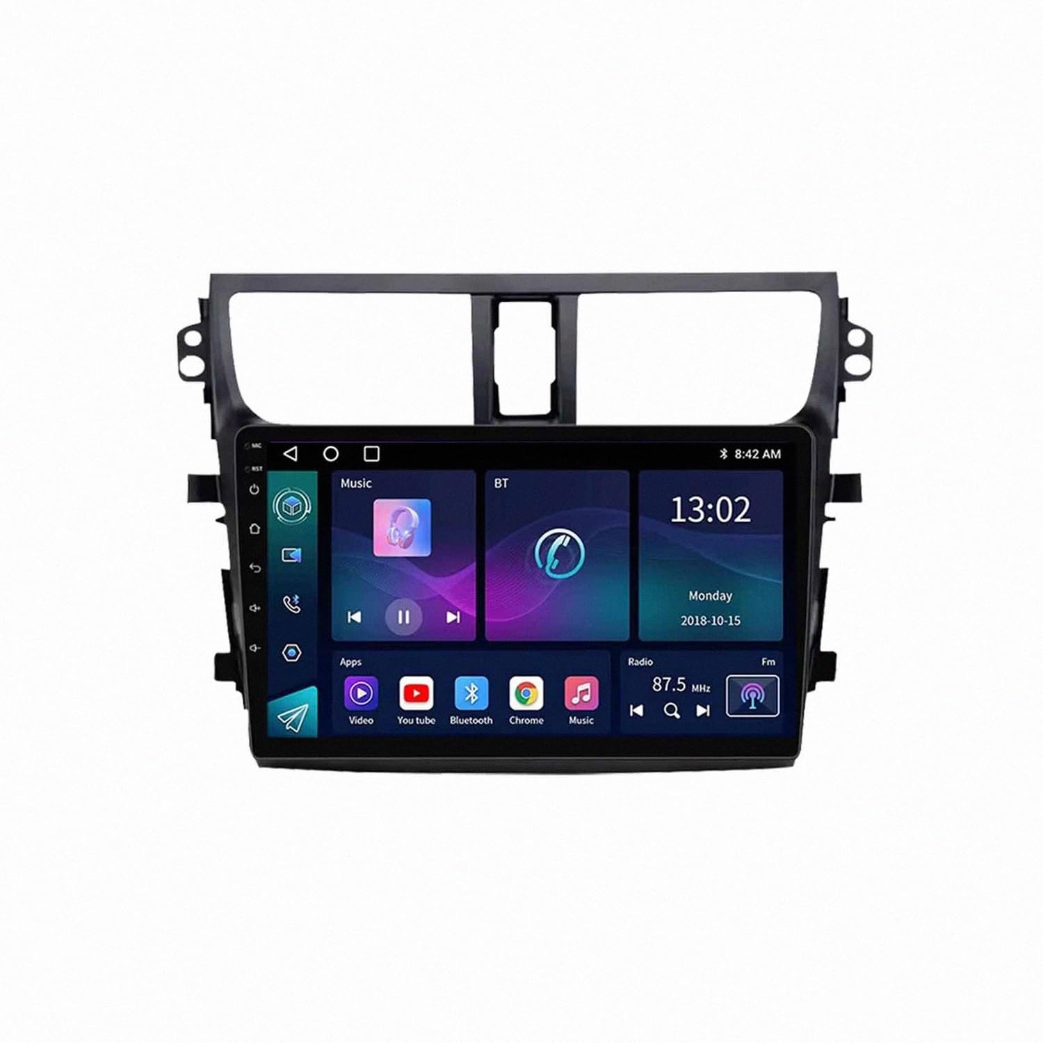 Radio Coche 2 DIN CarPlay Android Auto Suzuki Celerio 2015-2018 8