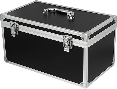 OSALADI Caja Caja de herramientas Caja de herramientas Organizador Cámara de transporte portátil Estuche de transporte a prueba de golpes Contenedor