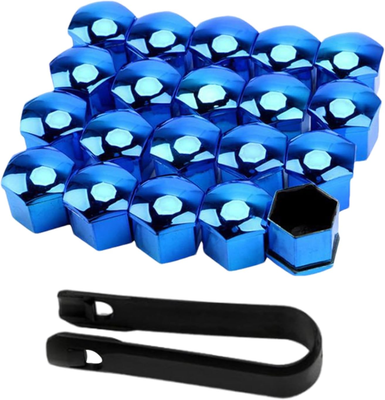 Car Wheel Nut Cover, Lug Nut Covers Protective Cap, Tire Covers, Dust Cover, Protective Tire Screw Cap with Removal Tool, Auto Rims Exterior Protection