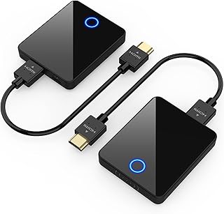 Wireless HDMI Transmitter and Receiver,Binken 150m Wireless HDMI Extender Support 1080P@60 Hz, Support 2.4/5GHz for Streaming Video Audio from Laptop, PC Satellite to HDTV Projector Model 810