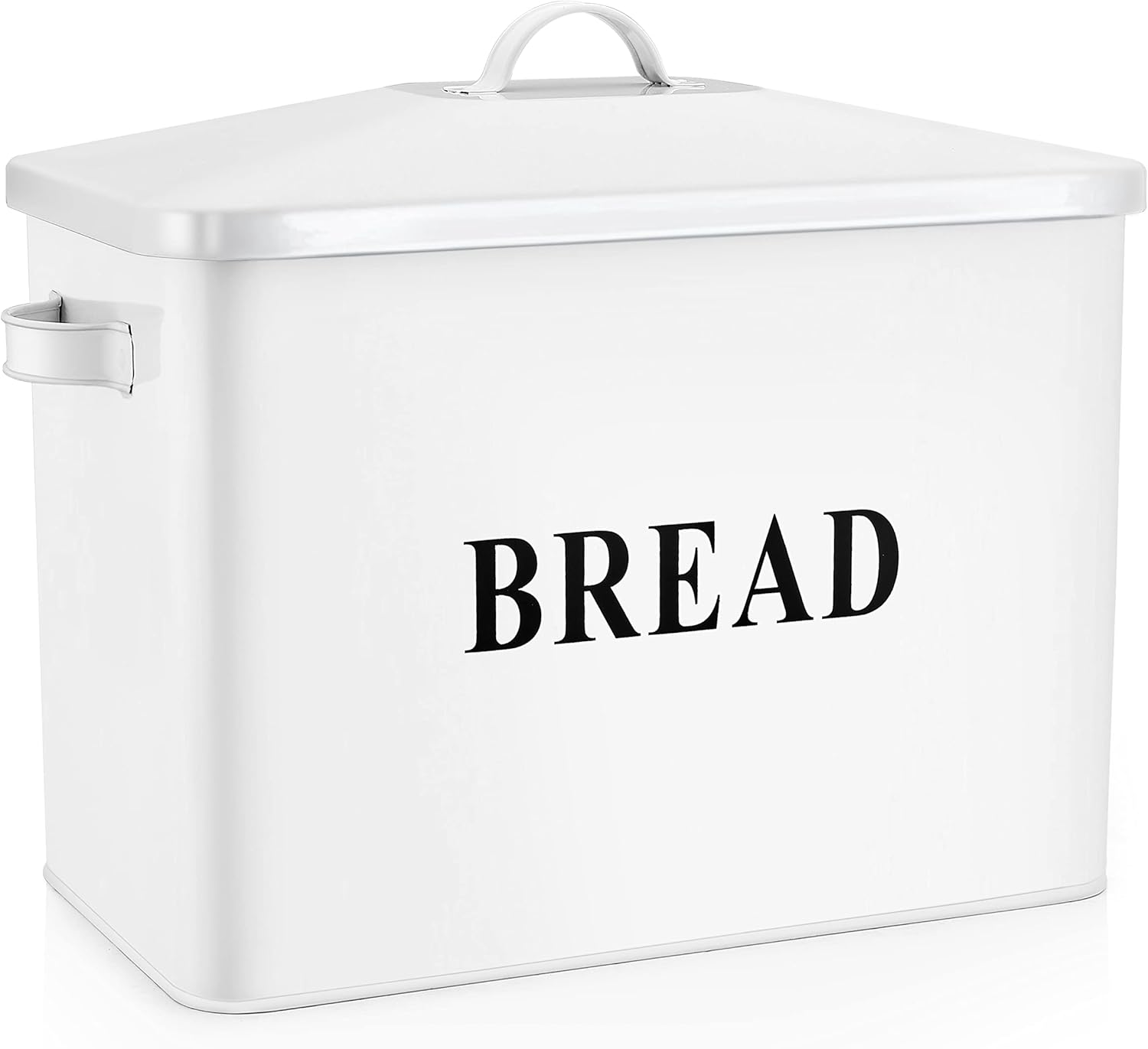 HaWare Bread Box, Metal Bread Bin with Lid for Kitchen Countertop, Large Bread Storage Container