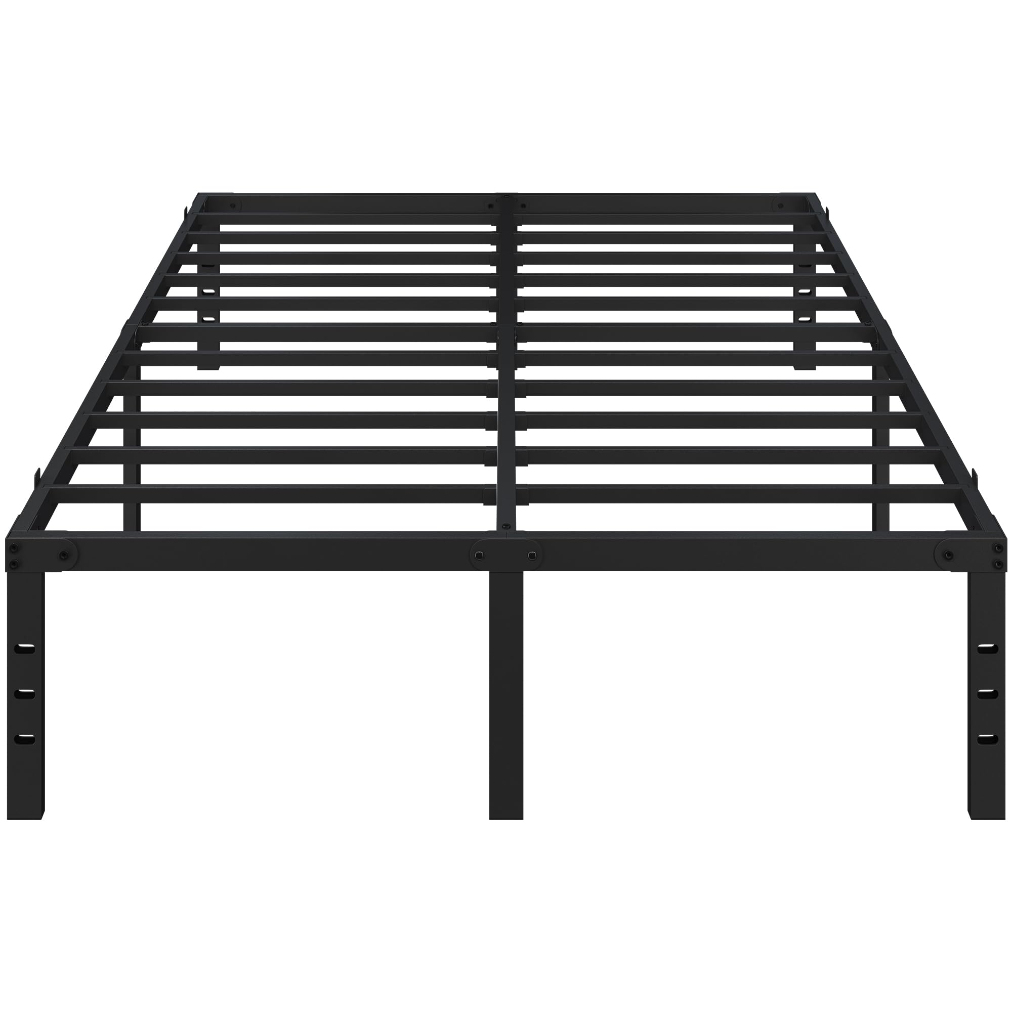 Yaheetech 14 Inch Full Bed Frames Heavy Duty Metal Platform Bed with Under Bed Storage, No Box Spring Needed, Easy Assembly, Sturdy Steel Slat Support, Black