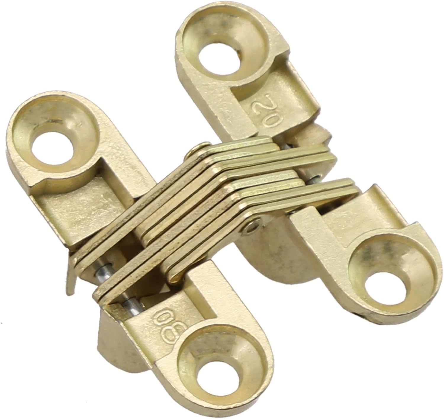 10 Pack Cabinet Push Button Latch with, Load Automatic Door Bolt Lock Home Furniture, White/Black/Brown(Golden 11x40MM)