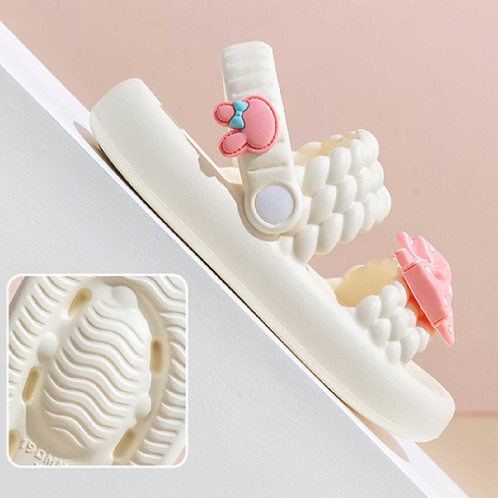 Genérico Chanclas De NiñA Verano,Sandalias De Verano Para NiñOs Zapatillas De Interior Y Exterior Con Dibujos Animados Para NiñAs De 45 A 115 AñOs