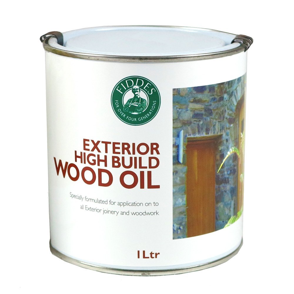 Fiddes Exterior High Build Wood Oil - Contains Uv Filters 1Ltr