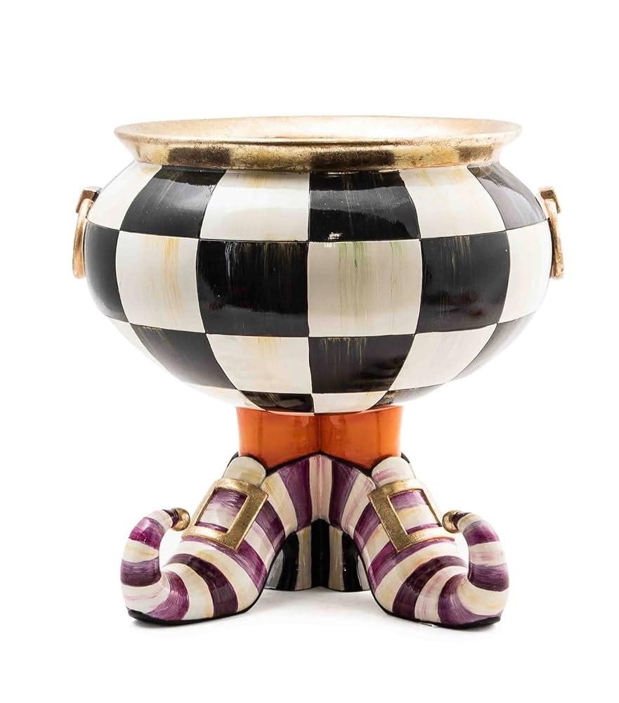 Amazon.com | MACKENZIE-CHILDS Witch's Boot Cauldron