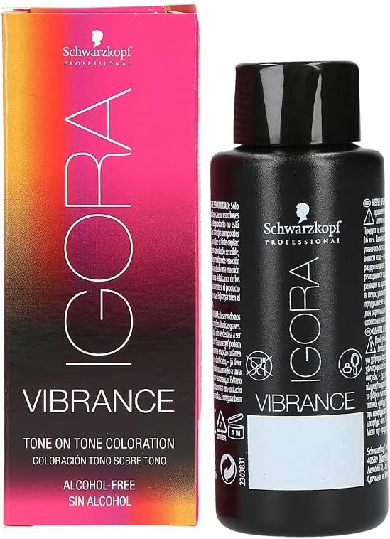 Schwarzkopf Professional Igora Vibrance Tone on Tone Hair Colour, No. 9-65 Extra Light Blonde Chocolate Gold, 60 ml