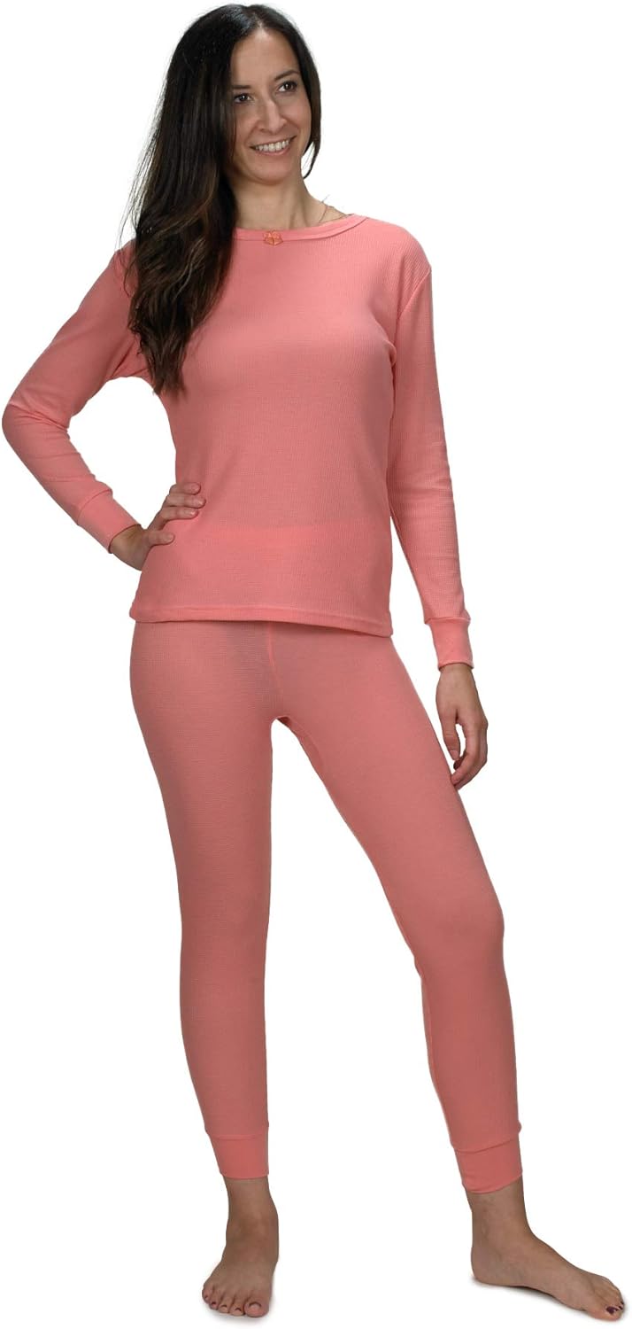 Waffle long johns women's Outlet