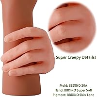Vista 5 de BBDINO Silicona súper suave 00-30 líquido adicional de goma de silicona súper suave transparente translúcida extremadamente similar a la carne