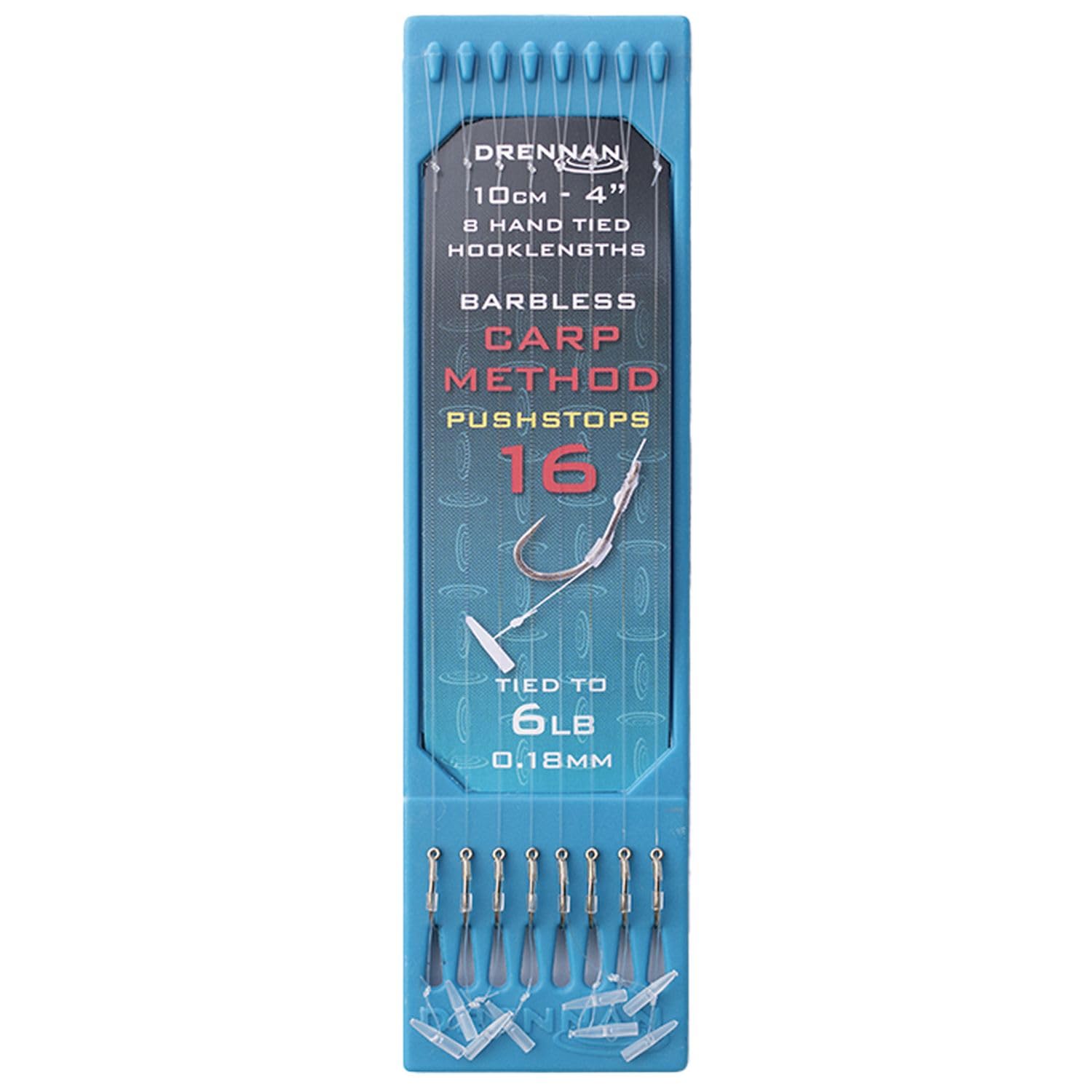 Drennan 4" Carp Method Pushstop Hook Plates: 16 To 6lb