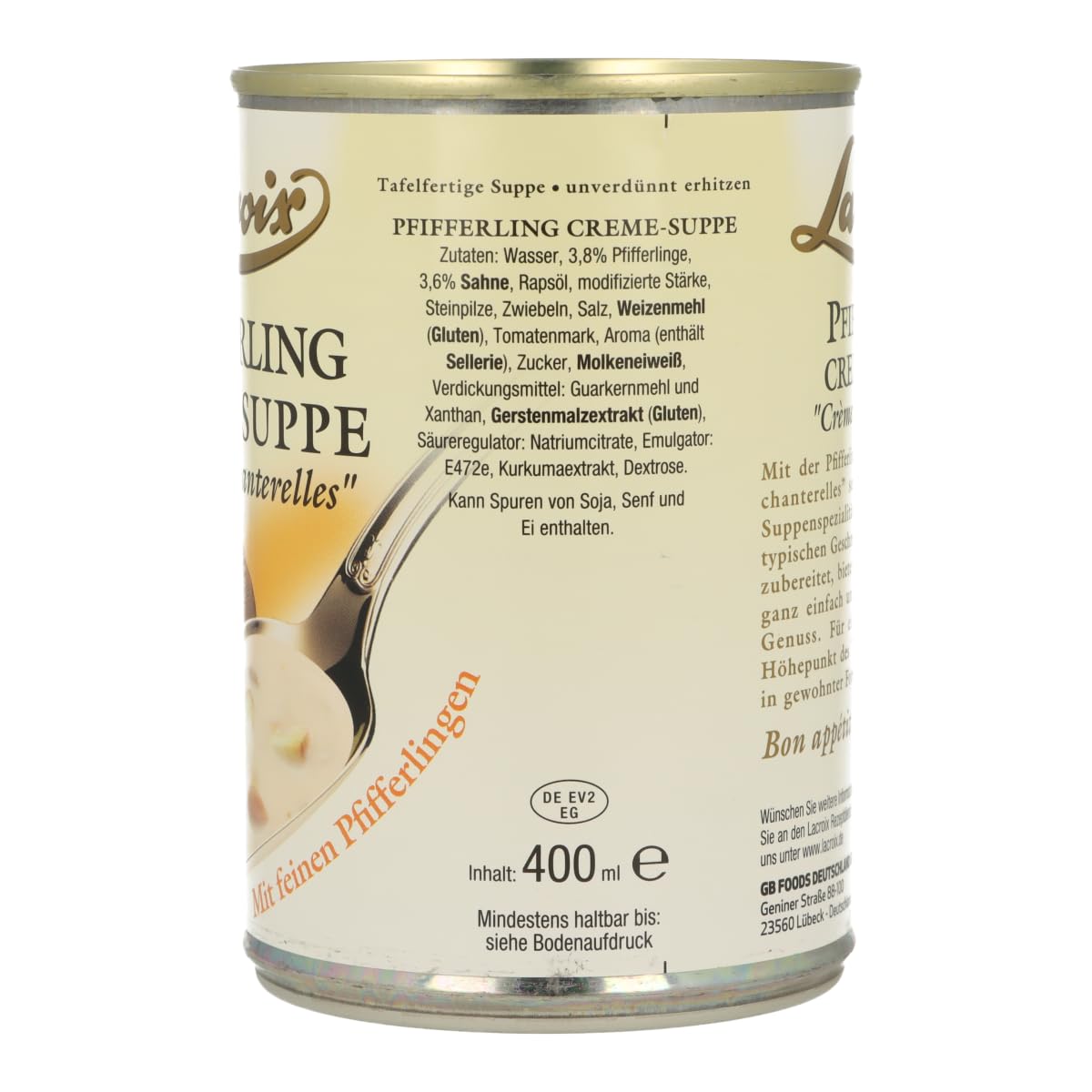 Lacroix Pfifferling Creme-Suppe 6x400ml