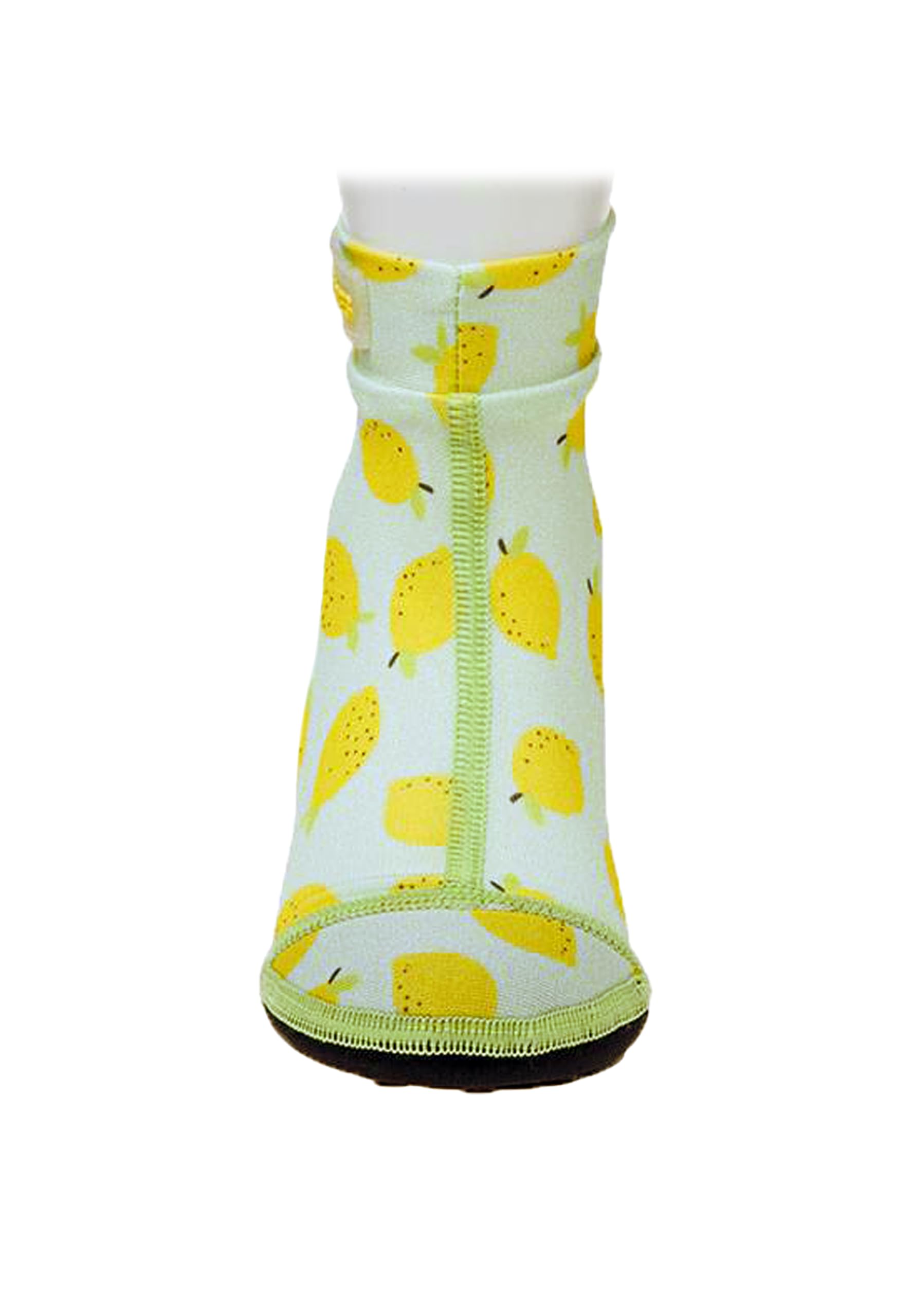 Duukies Chaussettes de plage antidérapantes enfant Motif citron menthe