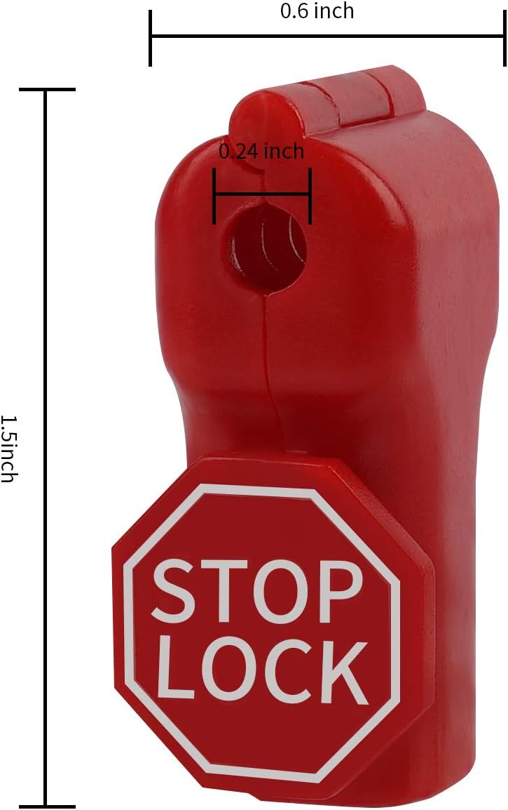 100pcs Stop Security Lock, CMQC Anti Theft Peg Hook Lock Retail Anti ...